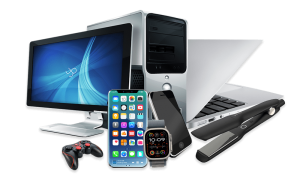 Assorted Electronic Devices for Repair at Gadget Repairs Glasgow